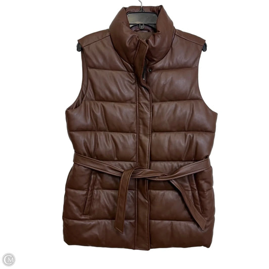 Vest Puffer & Quilted By Levis In Brown, Size: M