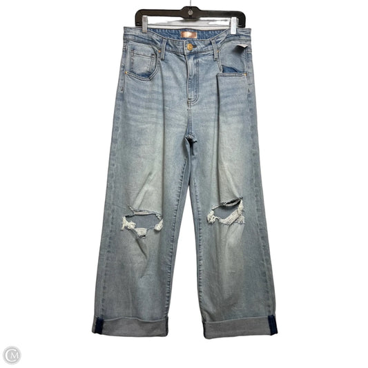 Jeans Wide Leg By Kut In Blue Denim, Size: 6
