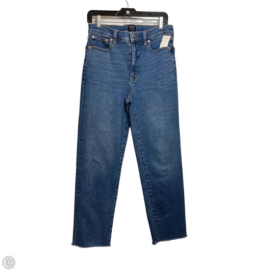 Jeans Straight By J. Crew In Blue Denim, Size: 6