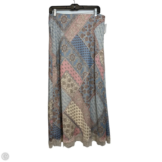 Skirt Midi By Loft In Multi-colored, Size: M