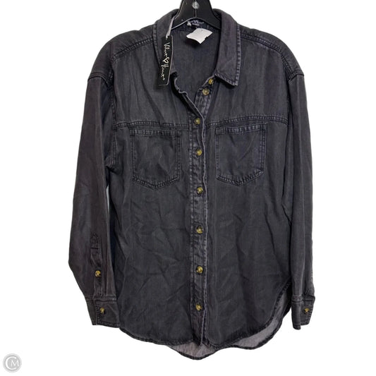 Jacket Shirt By Velvet Heart In Black, Size: M