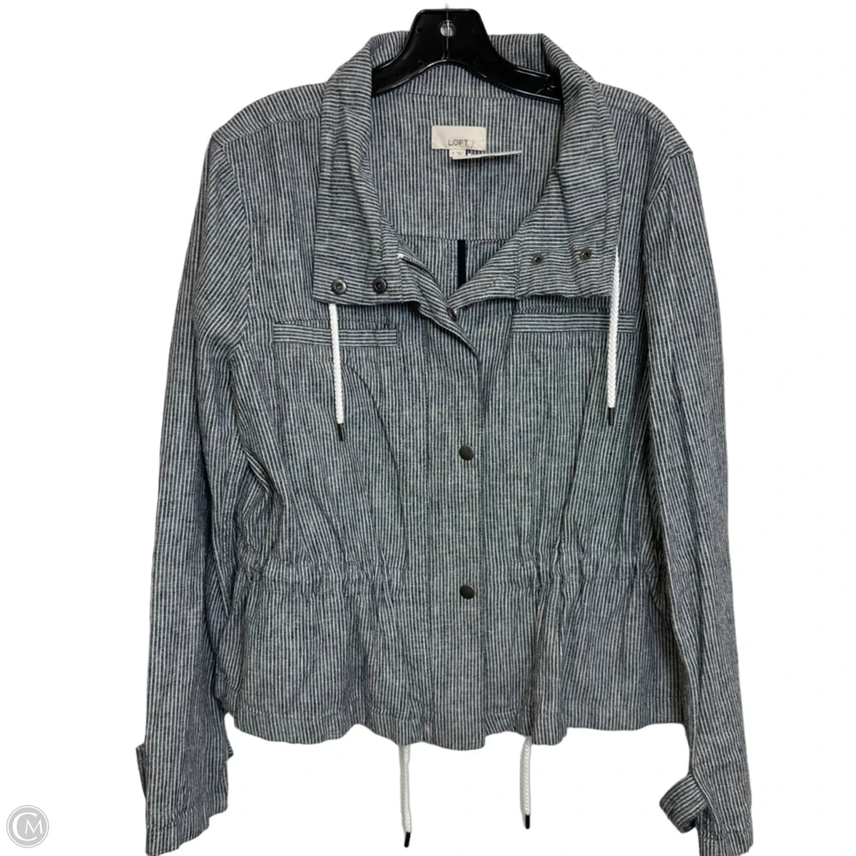 Jacket Other By Loft In Striped Pattern, Size: M