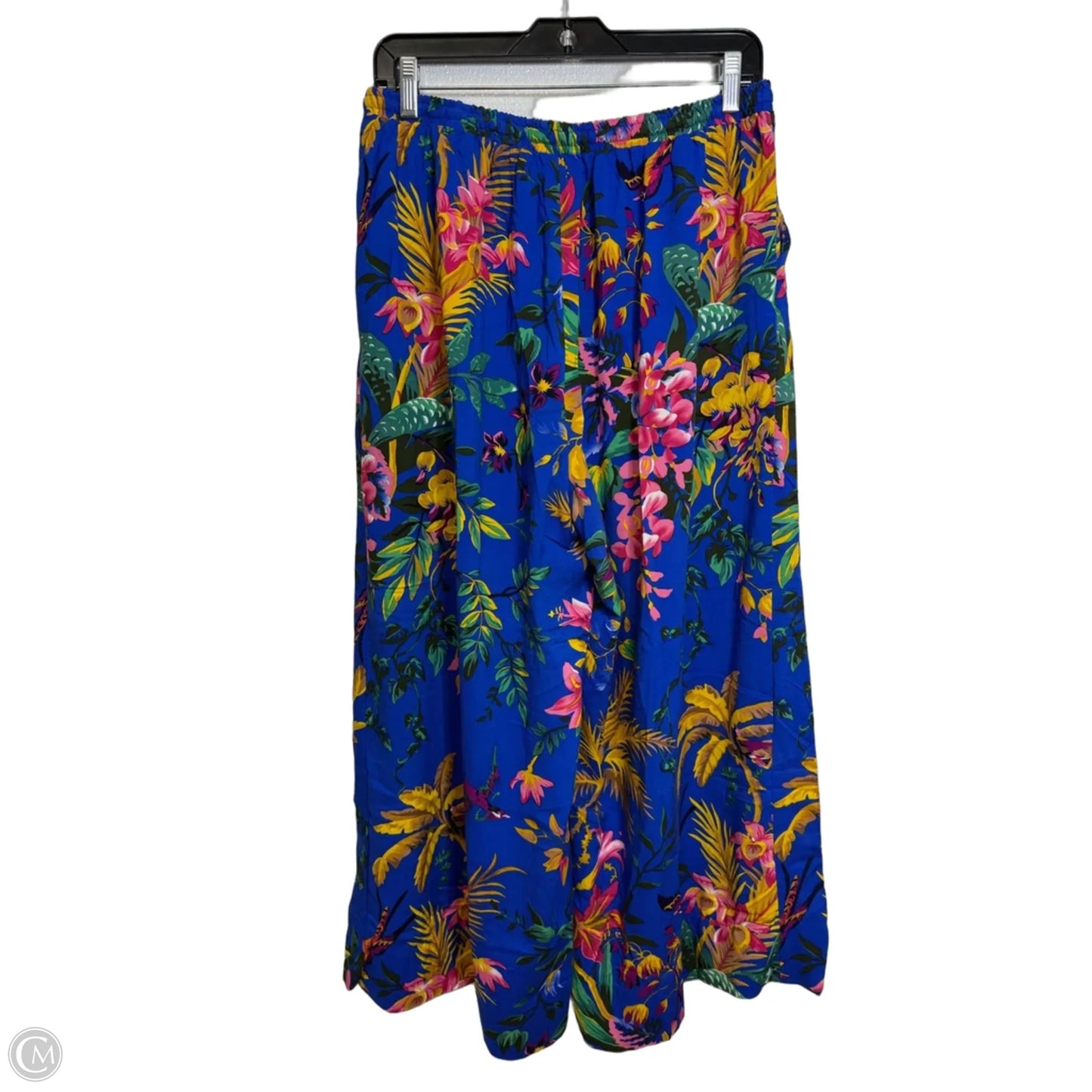 Pants Lounge By Cynthia Rowley In Blue & Gold, Size: M