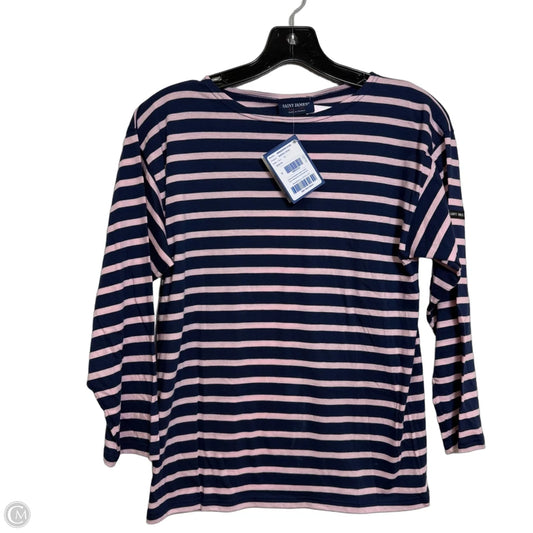 Top 3/4 Sleeve By J. Crew In Blue & Pink, Size: Xs