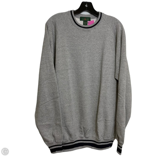 Sweatshirt Crewneck By J. Crew In Grey, Size: L