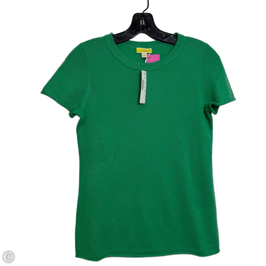 Sweater Short Sleeve By J. Crew In Green, Size: S