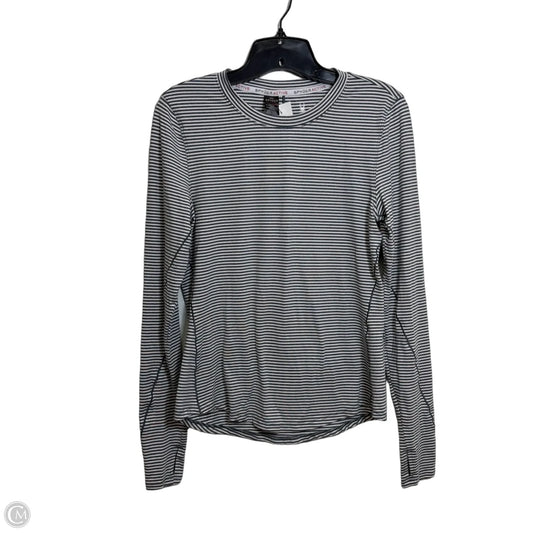 Top Long Sleeve By Spyder In Striped Pattern, Size: S
