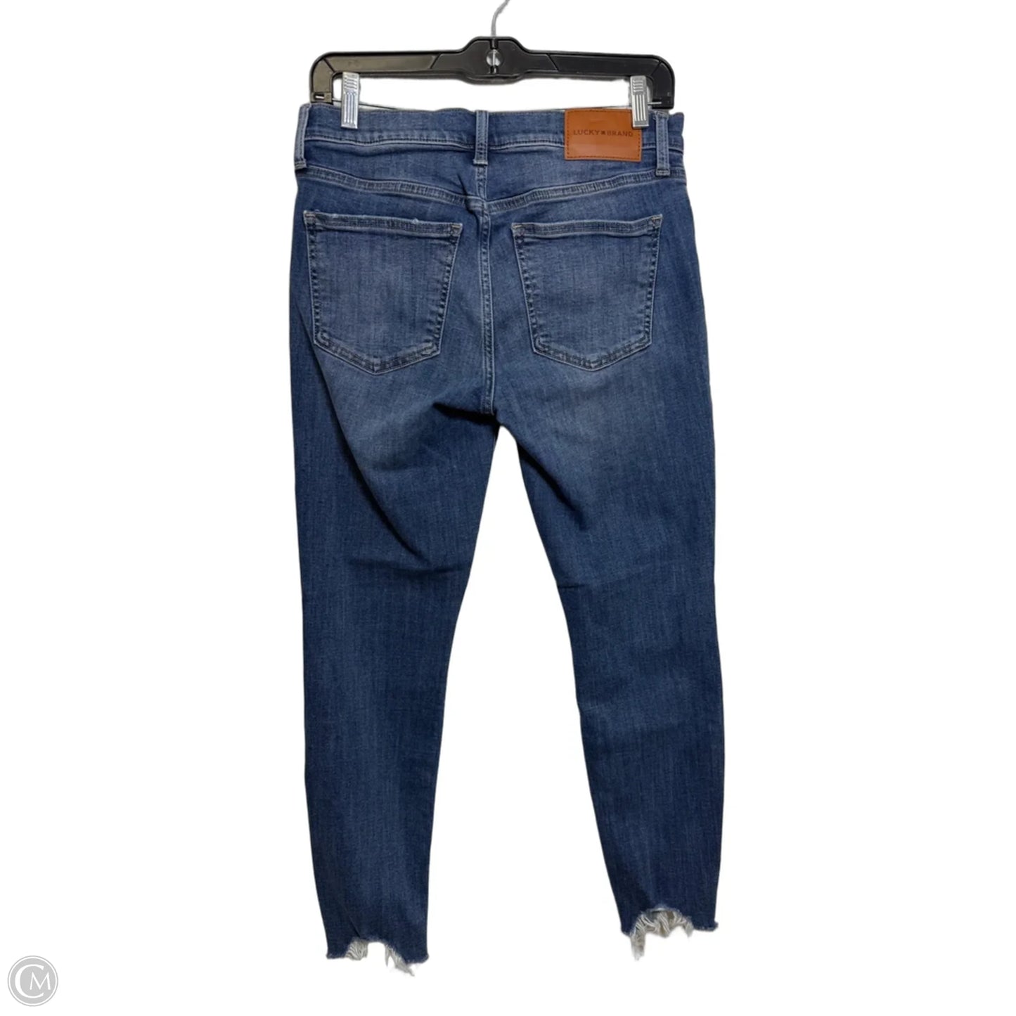 Jeans Skinny By Lucky Brand In Blue Denim, Size: 8