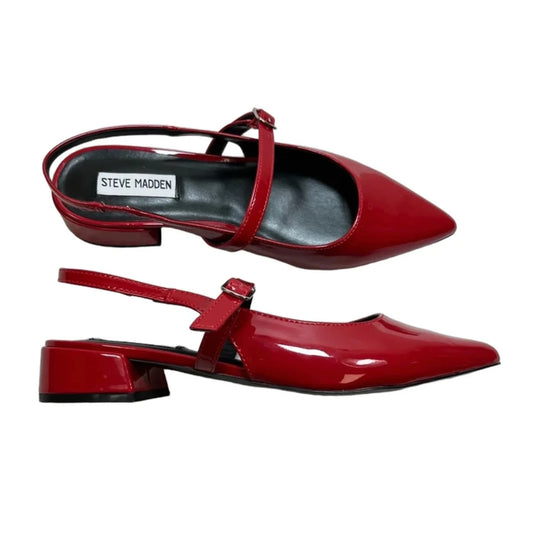 Shoes Flats By Steve Madden In Red, Size: 9