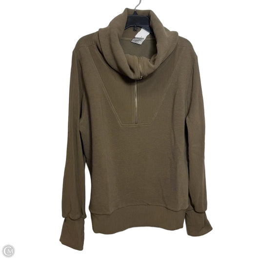 Athletic Sweatshirt Collar By Varley In Brown, Size: Xl