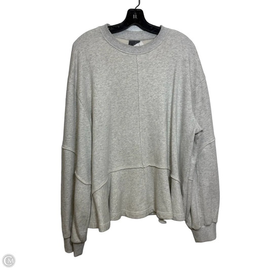 Sweatshirt Crewneck By Sweaty Betty In Grey, Size: Xl