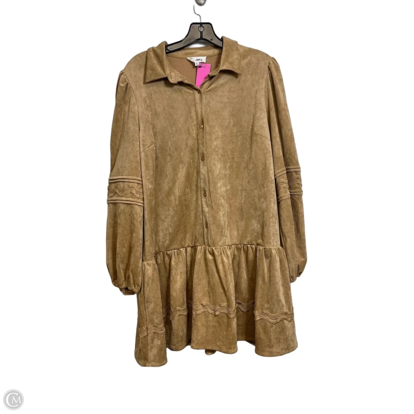 Dress Casual Short By Able In Tan, Size: M