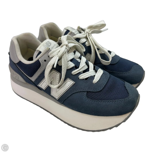 Shoes Athletic By New Balance In Blue & Grey, Size: 7.5