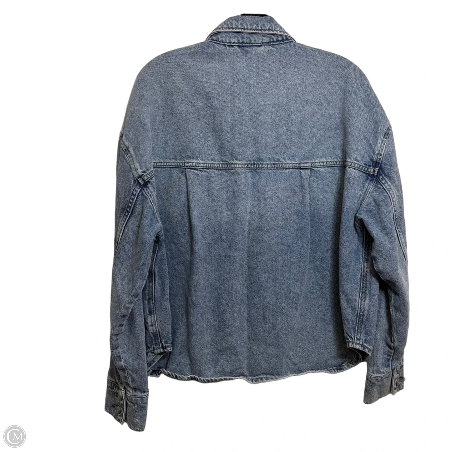 Jacket Denim By Pistola In Blue Denim, Size: L