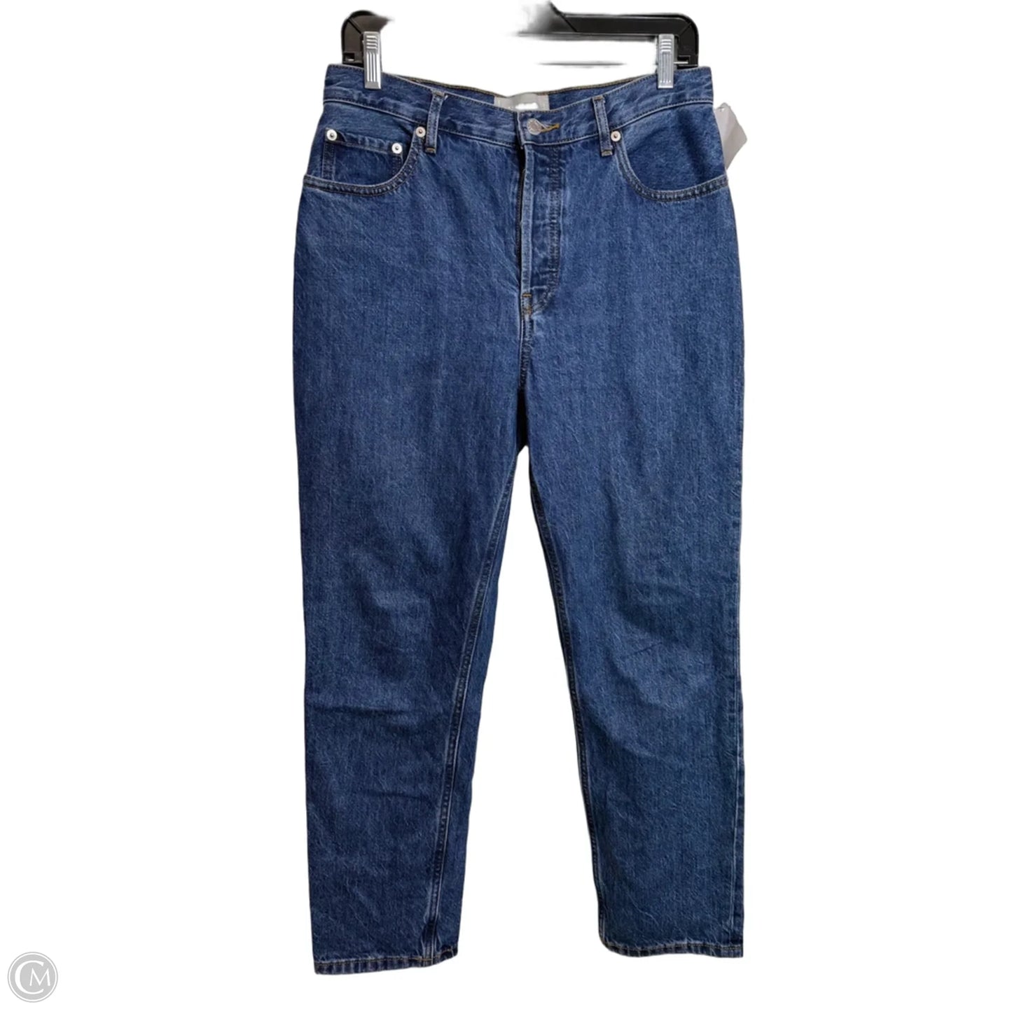 Jeans Straight By Everlane In Blue Denim, Size: 8