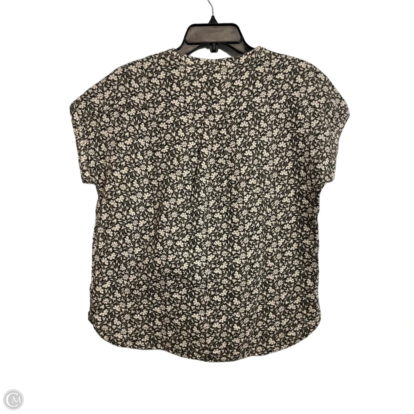 Top Short Sleeve By Faherty In Brown, Size: S