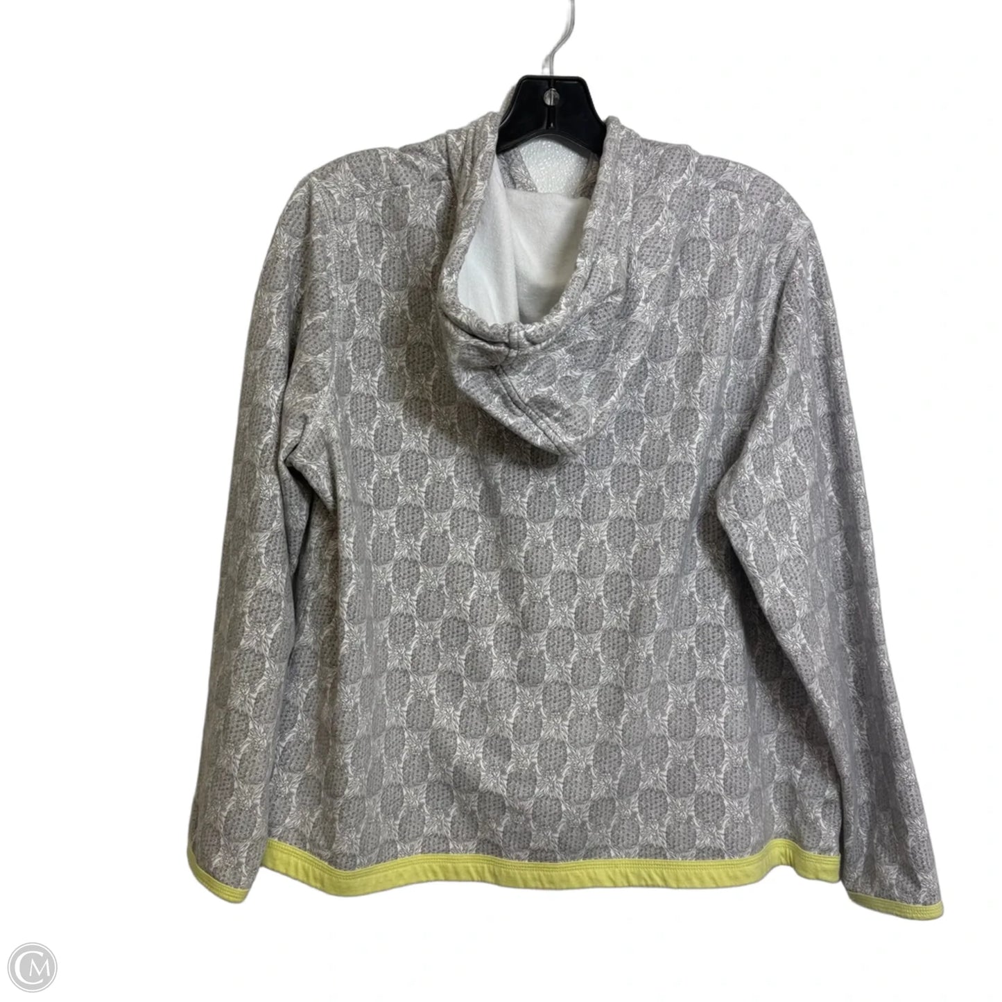 Zip up sweatshirt By Talbots In Grey, Size: 1x