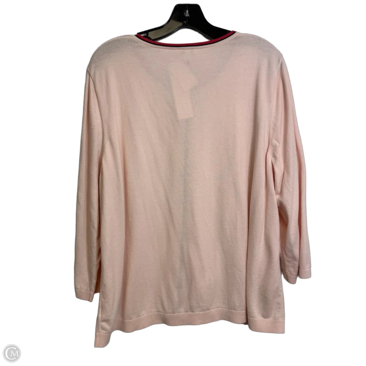 Cardigan By Talbots In Pink, Size: 3x