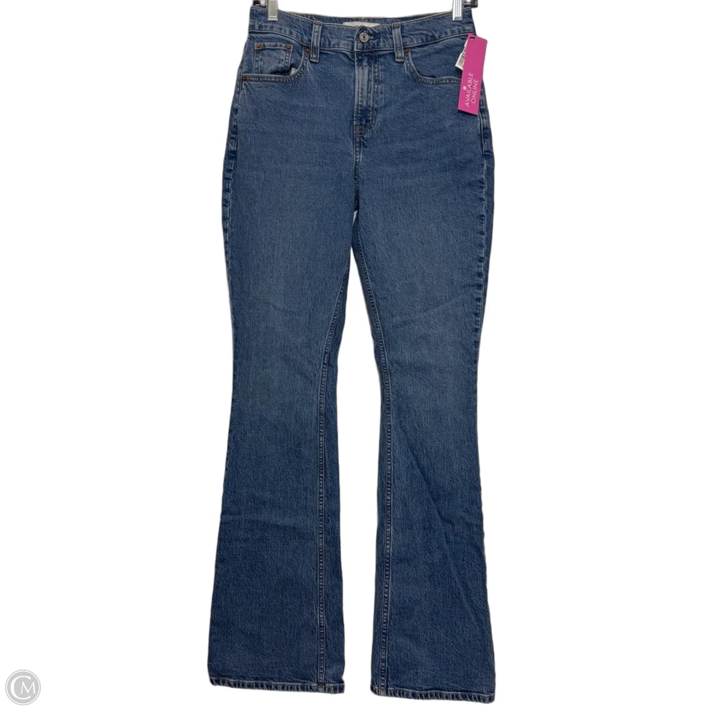 Jeans mid rise boot cut By Abercrombie And Fitch In Blue Denim, Size: 2