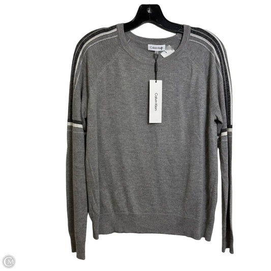 Cardigan By Calvin Klein In Grey, Size: S