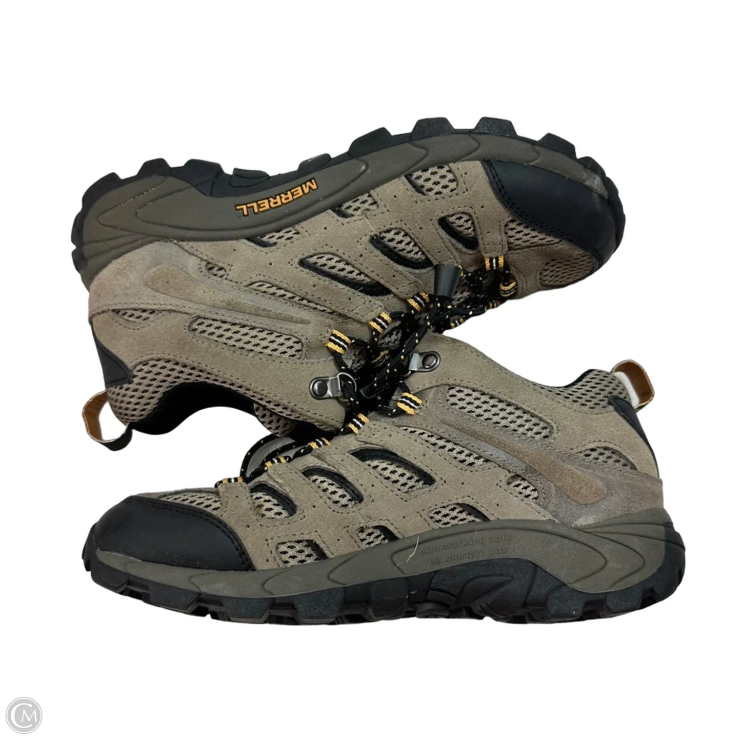 Boots Ankle Flats By Merrell In Brown, Size: 5.5