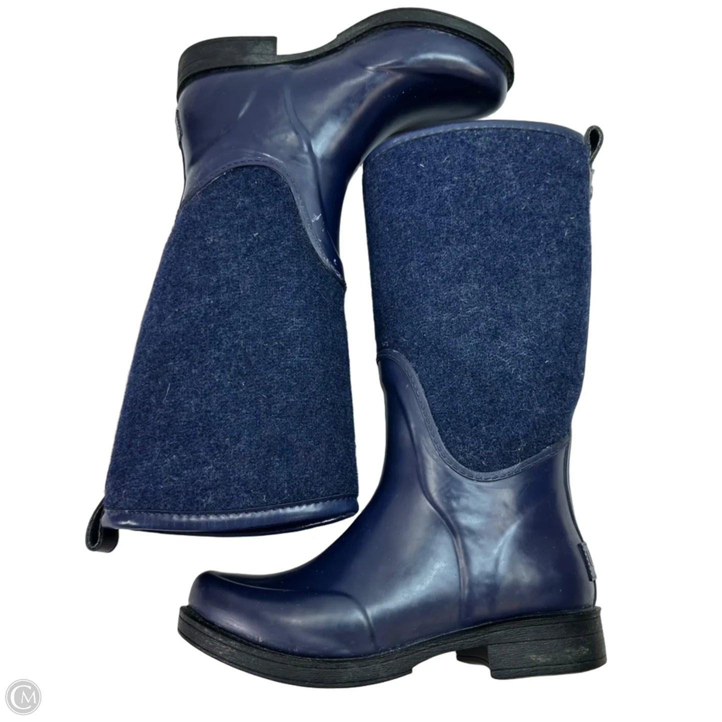 Boots Designer By Ugg In Blue, Size: 6