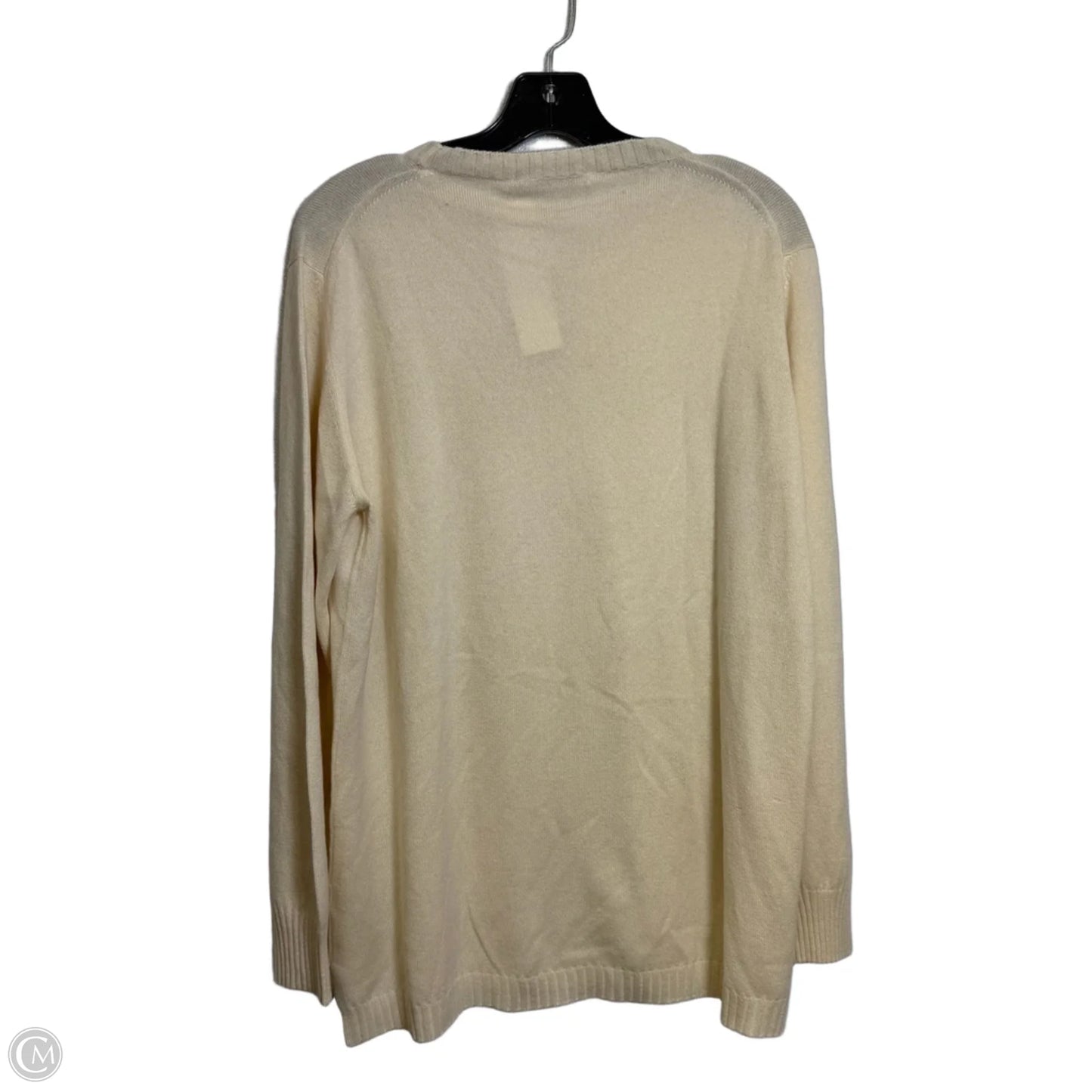 Sweater Cashmere By CHRISTIANO FISSORE In Beige, Size: L