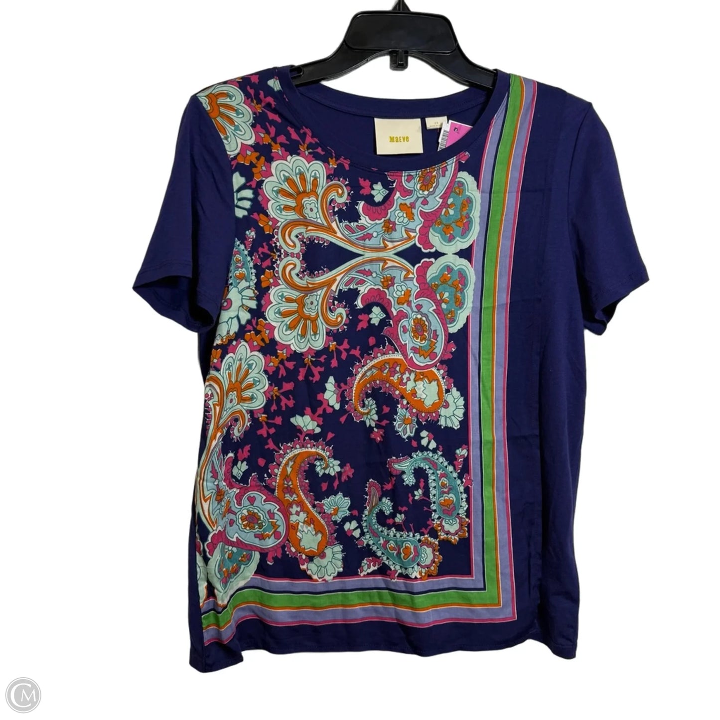 Top Short Sleeve By Maeve In Purple, Size: Xs