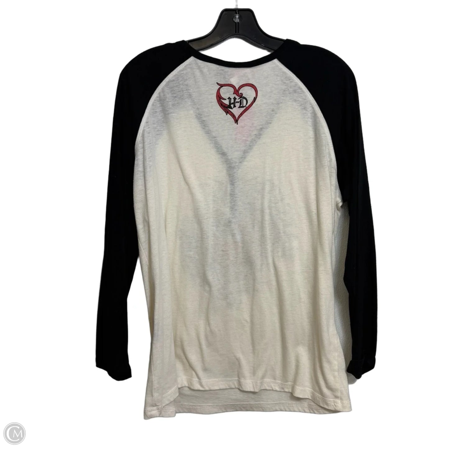 Top Long Sleeve Basic By Harley Davidson In White, Size: Xs