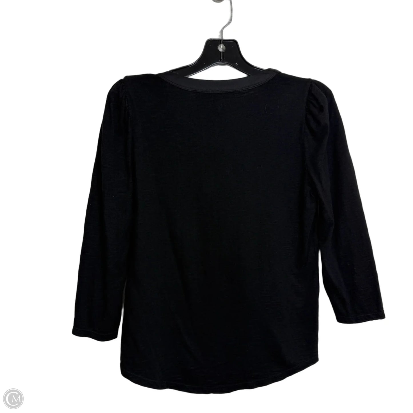 Top Short Sleeve By White House Black Market In Black, Size: Xs
