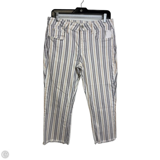 Jeans Cropped By Pilcro In White, Size: 10p