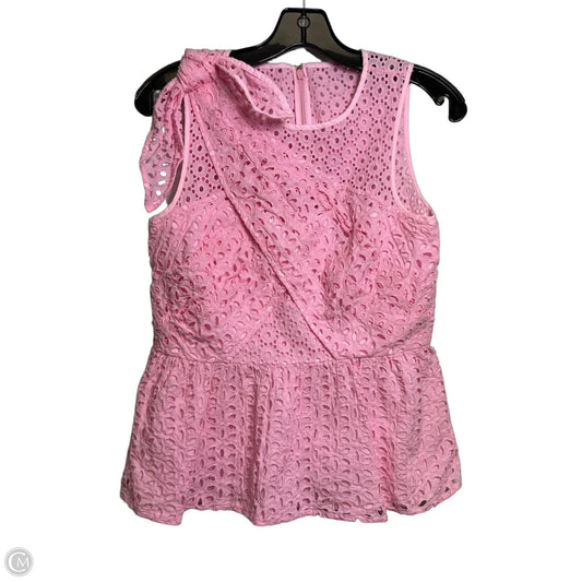 Top Sleeveless Designer By Lilly Pulitzer In Pink, Size: 2
