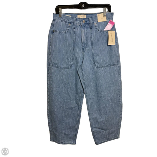 Jeans barrel leg By Universal Thread In Blue Denim, Size: 6