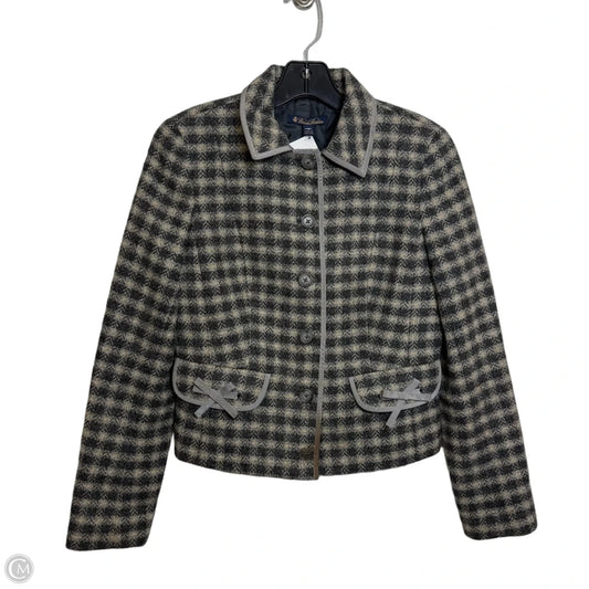 Blazer By Brooks Brothers In Grey, Size: 4
