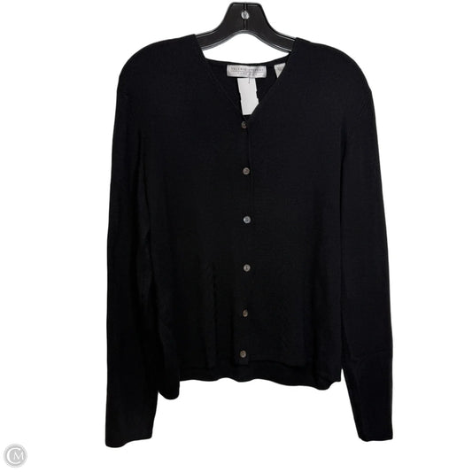 Cardigan By Valerie Stevens In Black, Size: Xl