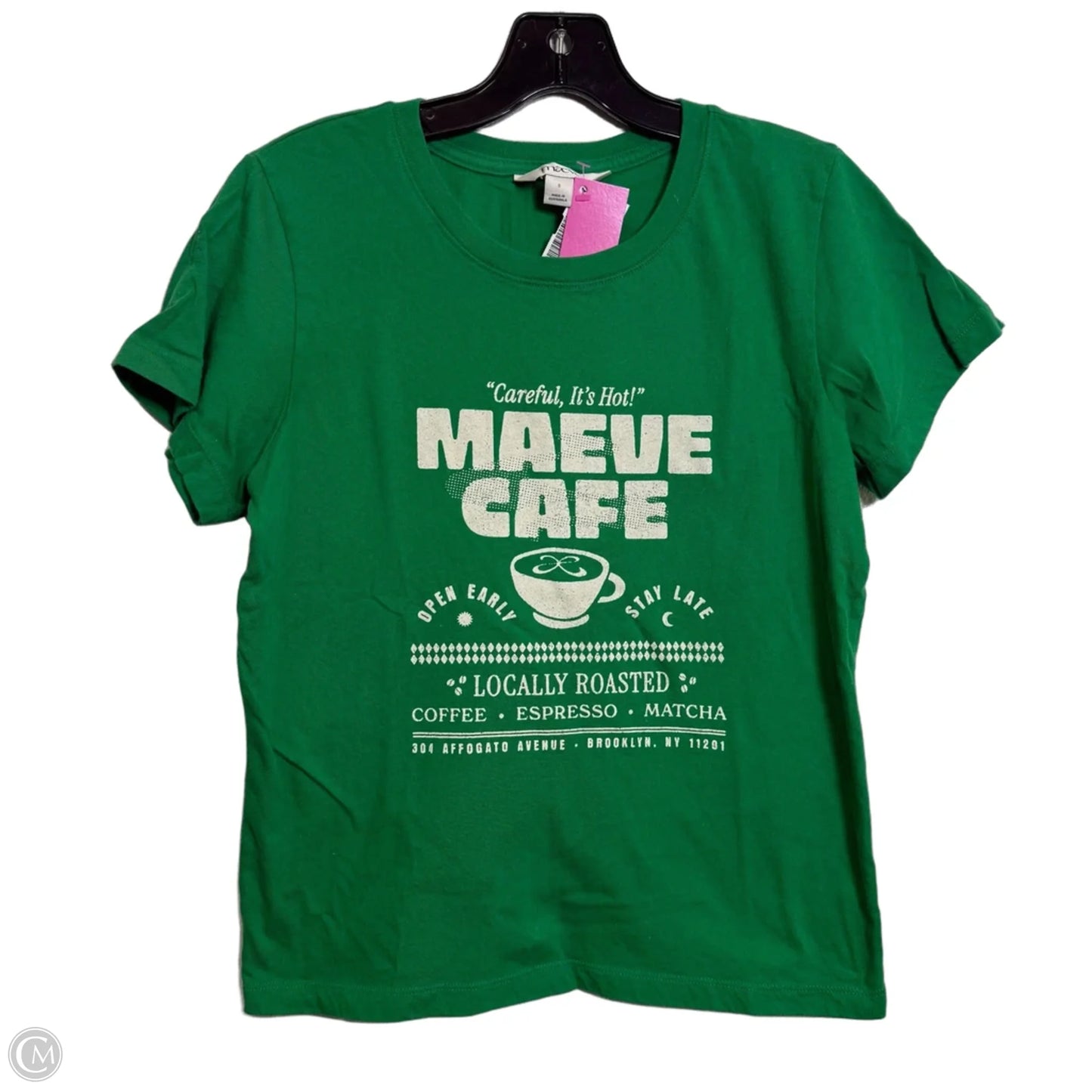 Top Short Sleeve By Maeve In Green, Size: S