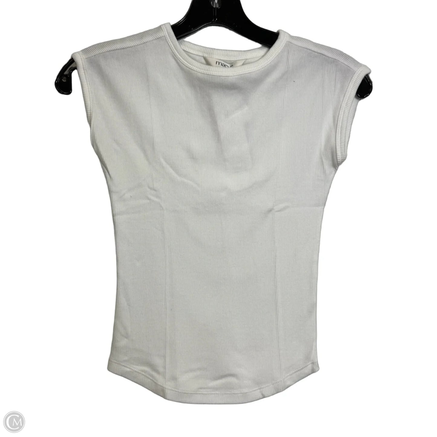 Top Short Sleeve Basic By Maeve In White, Size: Xxs