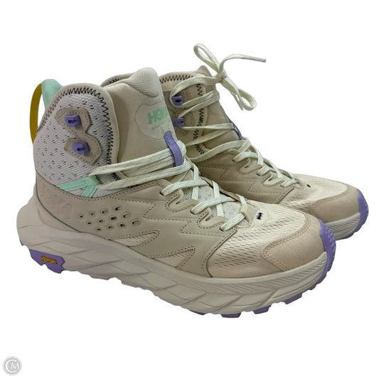 Anacapa Breeze Mid Top Sneakers Shoes Athletic By Hoka In Beige, Size: 10