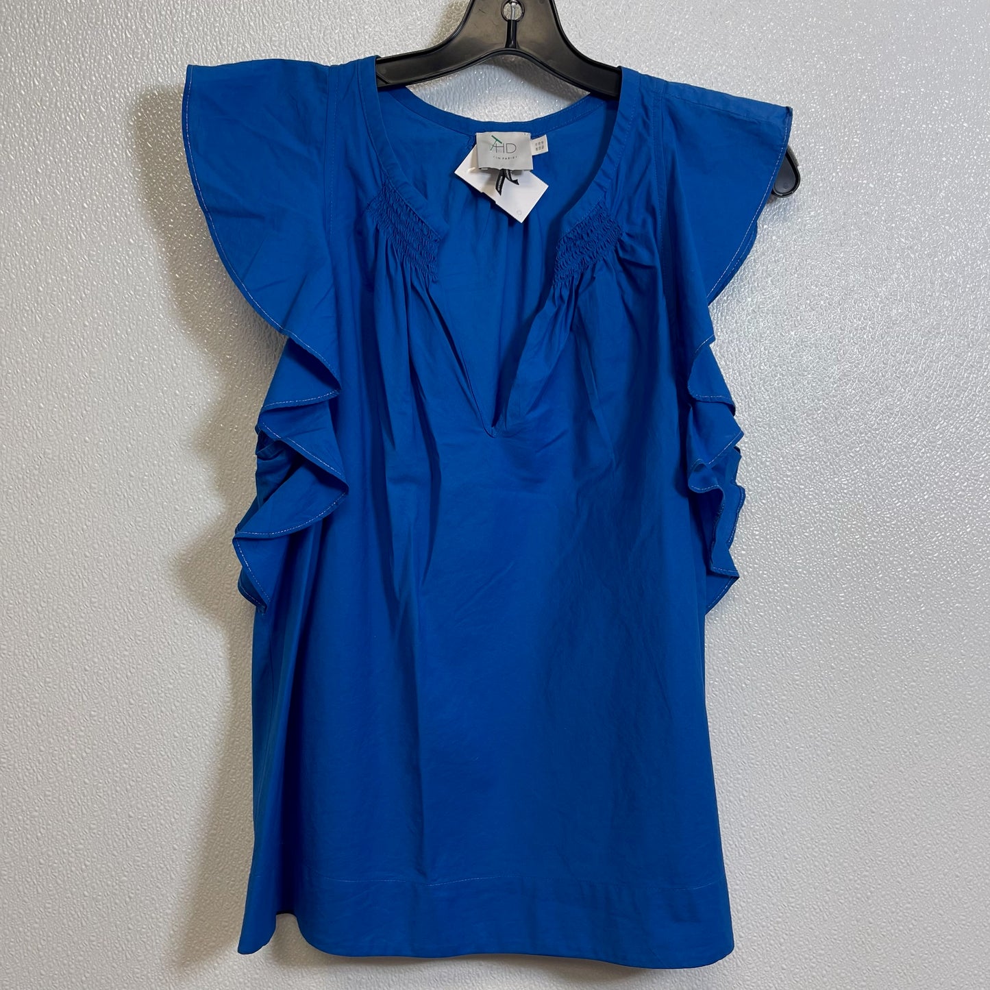 Blue Top Sleeveless Basic Hd In Paris, Size M