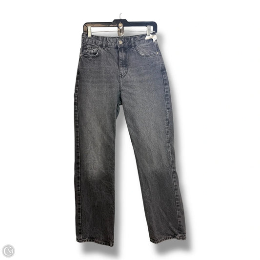 Jeans Wide Leg By Zara In Black, Size: 4