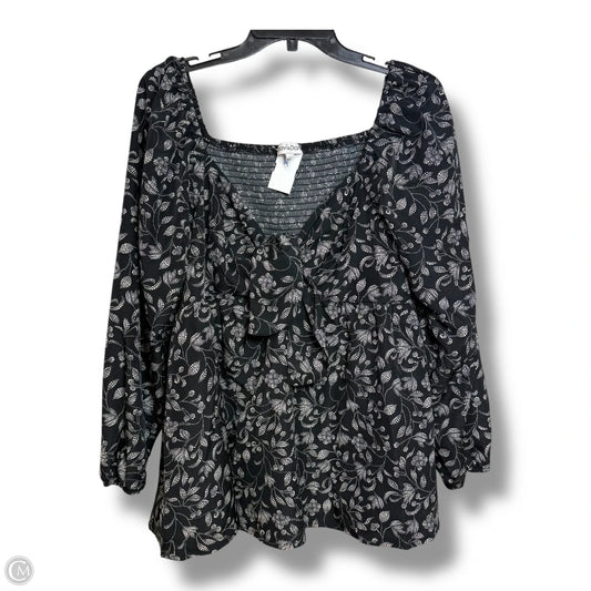 Top Long Sleeve By Davi & Dani In Leopard Print, Size: L