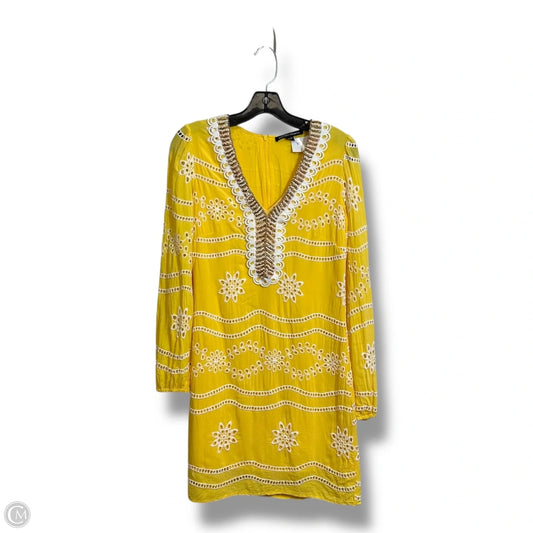 Dress Party Long By Boston Proper In Yellow, Size: Xs