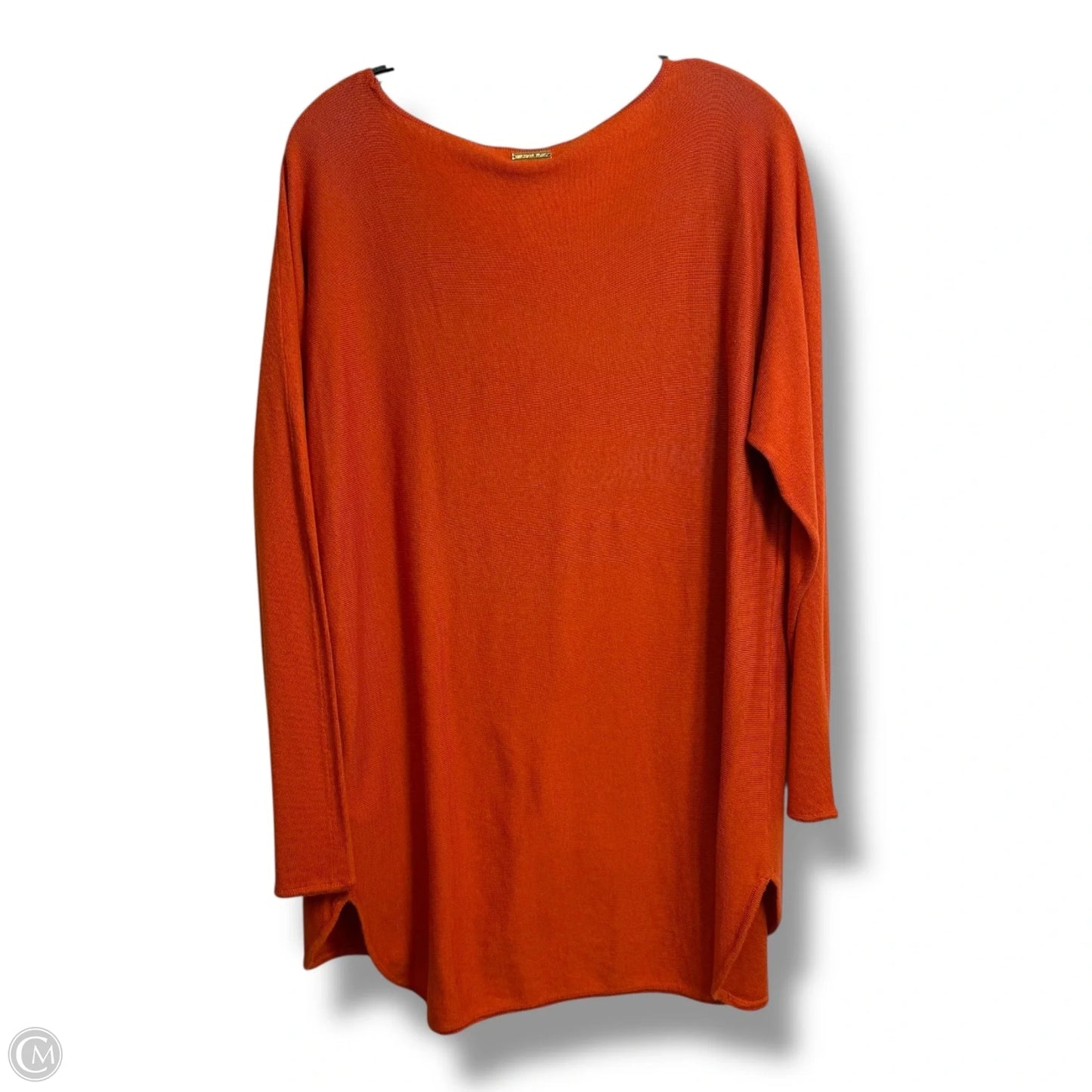 Top Long Sleeve Designer By Michael Kors In Orange, Size: L