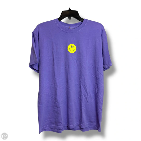 Top Short Sleeve By Clothes Mentor In Purple, Size: L