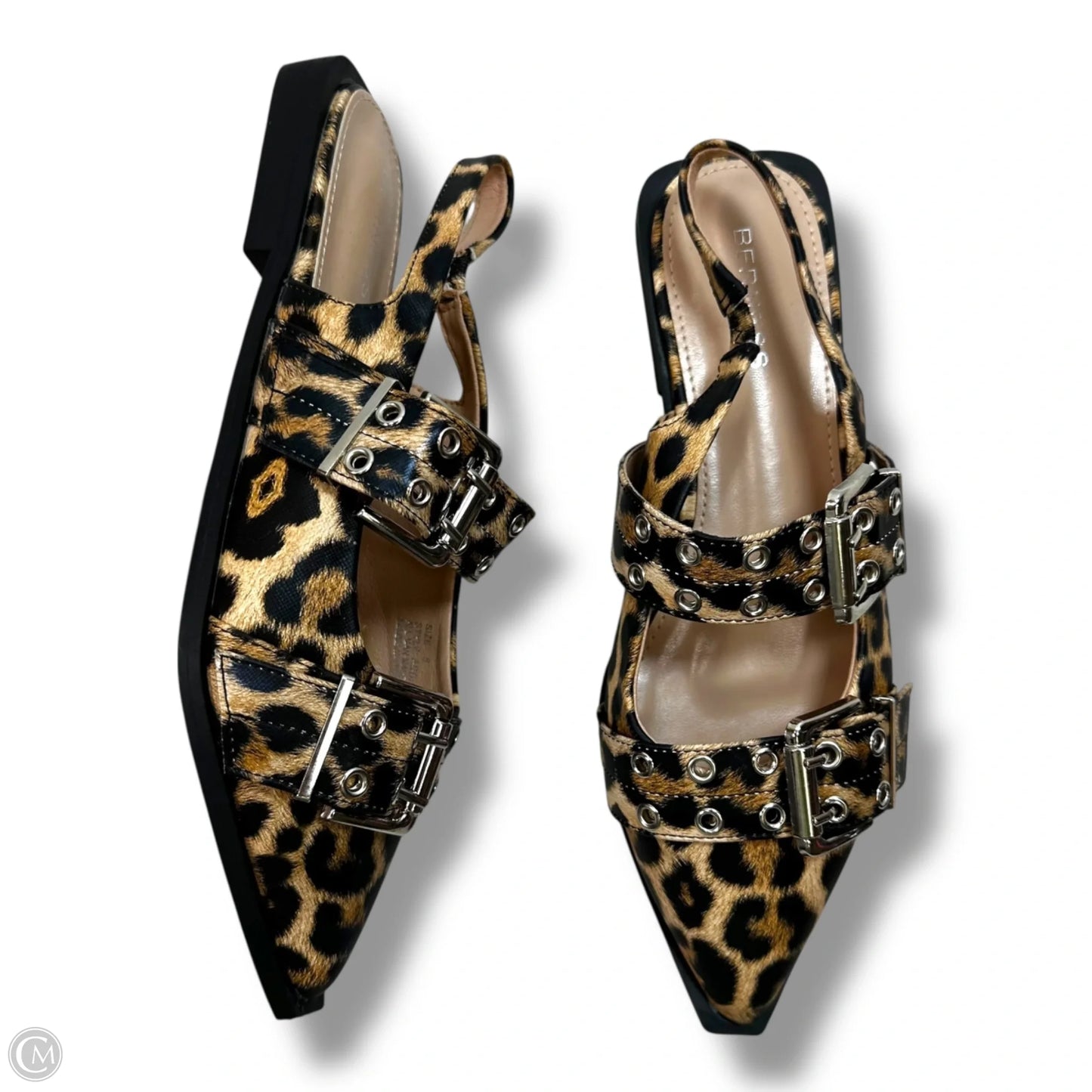 Shoes Flats By Clothes Mentor In Leopard Print, Size: 8