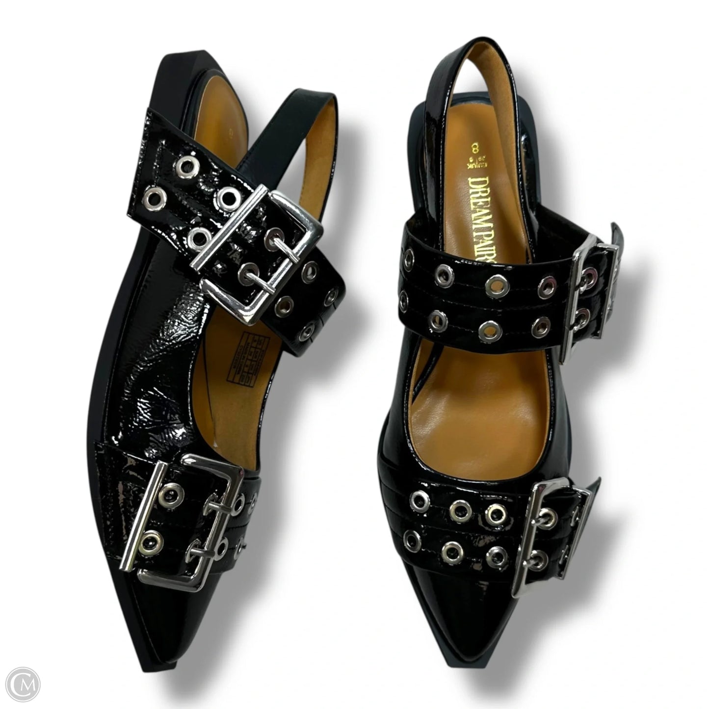 Shoes Flats By Clothes Mentor In Black, Size: 8