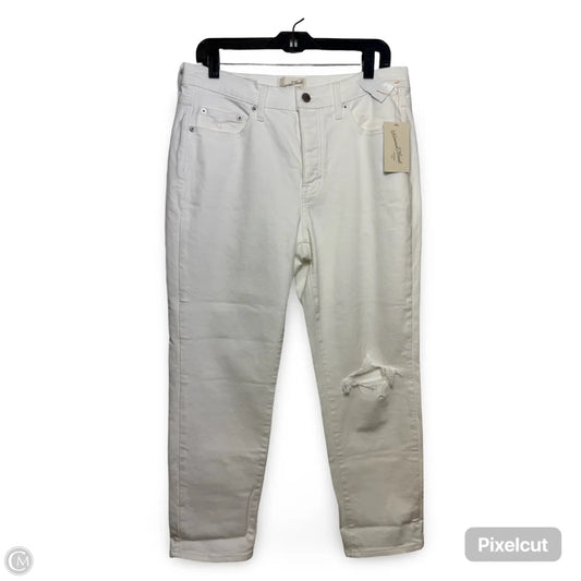 Jeans mid rise 80s slim By Universal Thread In White, Size: 12