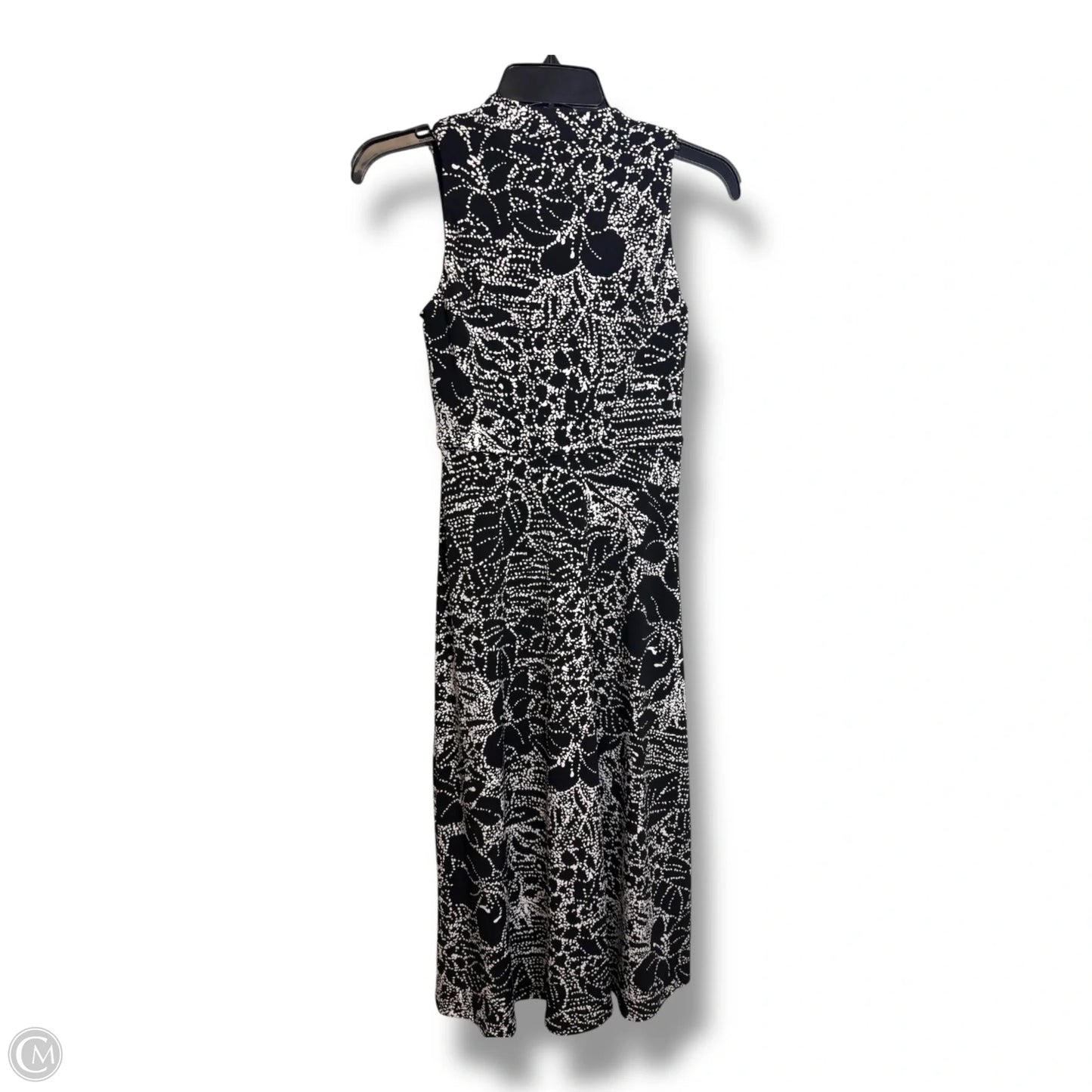 Dress Casual Midi By Clothes Mentor In Black & White, Size: 00