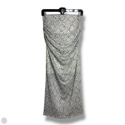 Dress Casual Midi By Clothes Mentor In Grey, Size: Xs