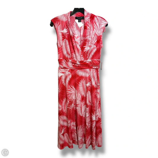 Dress Casual Midi By Perceptions In Orange, Size: S